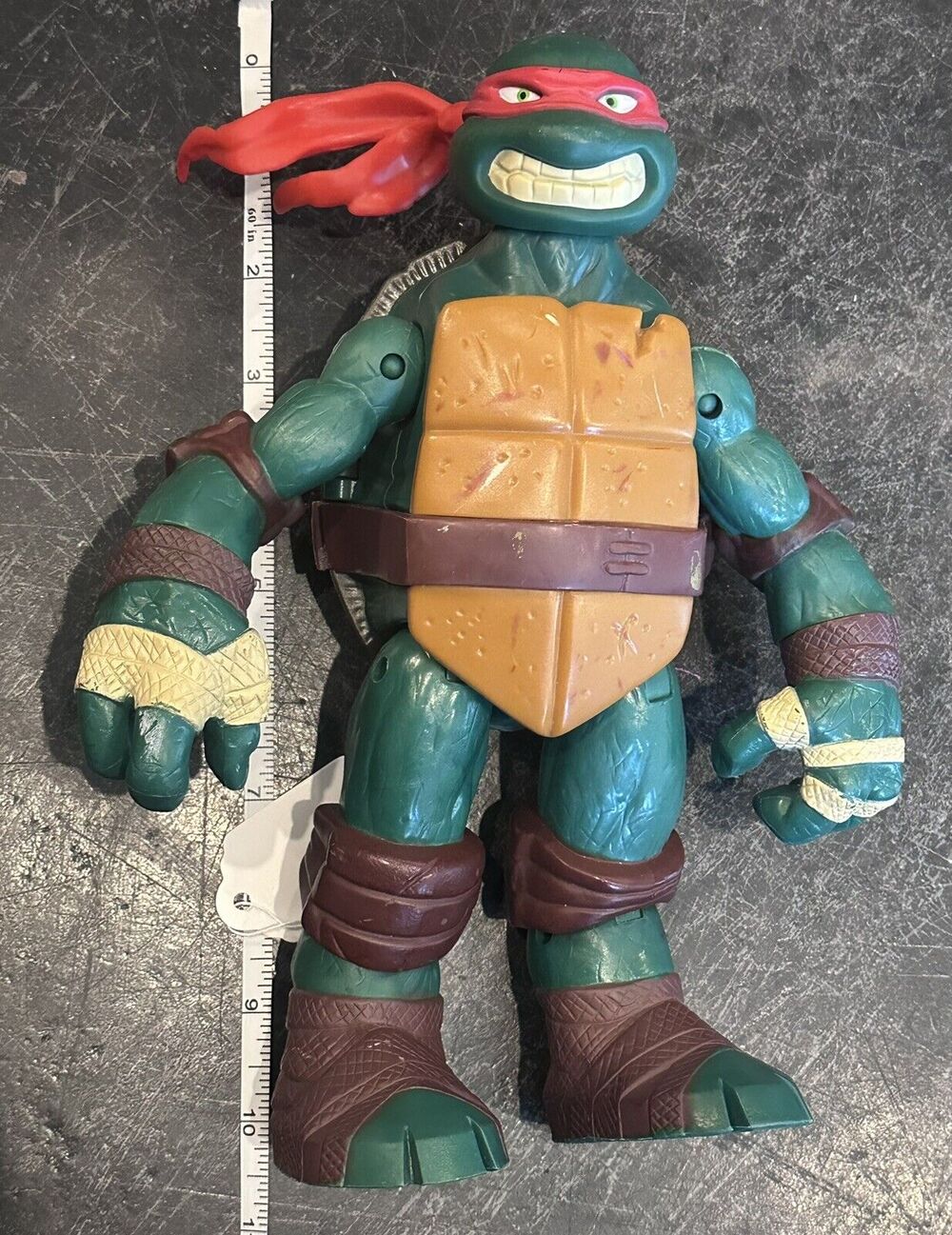 Big 2012 Battle Shell Raphael 10” Figure Teenage Mutant Ninja Turtles TMNT Large